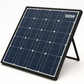 100w portable solar power system displayed on a white background 
