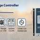 MPPT Solar Charge Controller Tracer4210AN with specifications on a blurred outdoor background