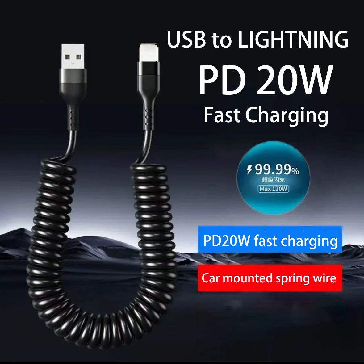 Car USB Type C/Type C to Type C/USB