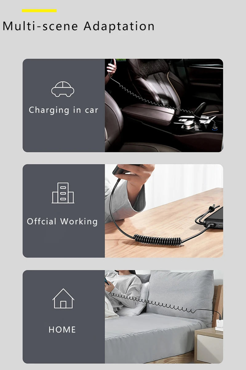 Car USB Type C/Type C to Type C/USB